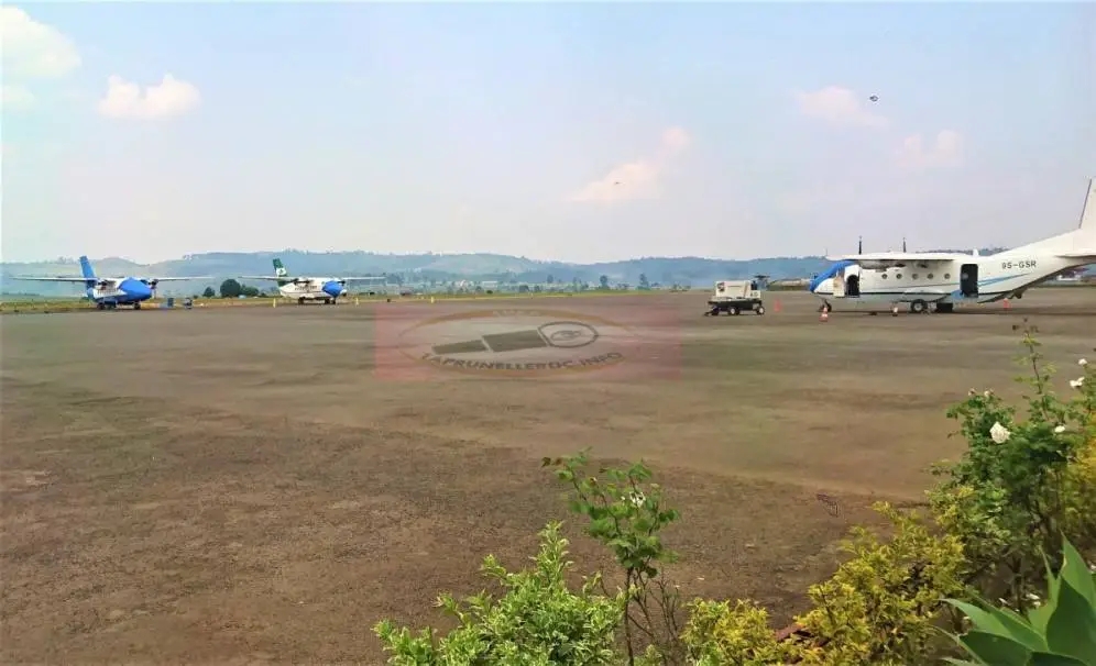 Tarmac de l'aéroport de Kavumu